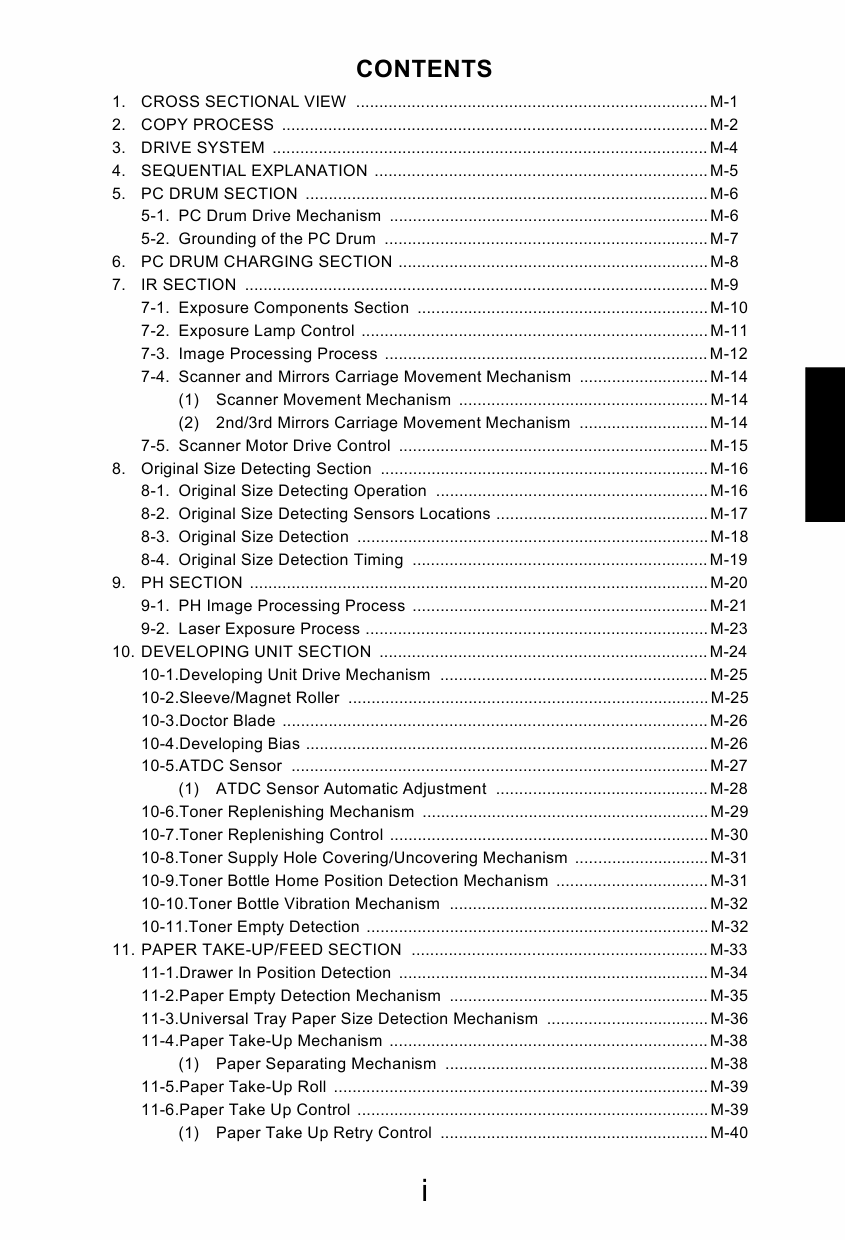 Konica-Minolta MINOLTA Di181 GENERAL Service Manual-3